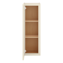 J&K Pearl Glazed H9 Wall Glass Cabinet - 12" W x 36" H (No Glass Insert)