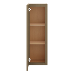J&K Hazel H8 Wall Glass Cabinet - 12" W x 36" H (No Glass Insert)