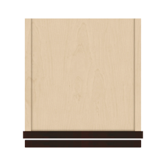 J&K Java Coffee S1 Wall Glass Cabinet - 12" W x 36" H (No Glass Insert)