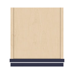 J&K Naval B7 Wall Glass Cabinet - 12" W x 36" H (No Glass Insert)
