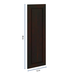 J&K Espresso K8 Dummy Insert Door Panel 12" W x 36" H