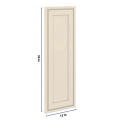 J&K Pearl Glazed H9 Dummy Insert Door Panel 12" W x 36" H