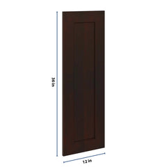 J&K Java Coffee S1 Dummy Insert Door Panel 12" W x 36" H