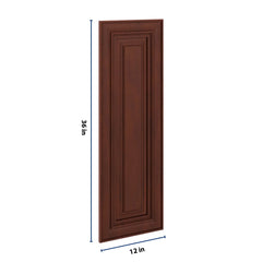 J&K Mahogany J5 Dummy Insert Door Panel 12" W x 36" H