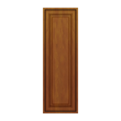 J&K Mocha Glazed K10 Dummy Insert Door Panel 12" W x 36" H