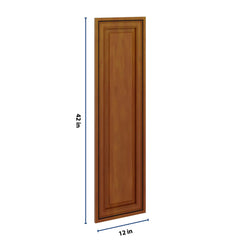 J&K Mocha Glazed K10 Dummy Insert Door Panel 12" W x 42" H