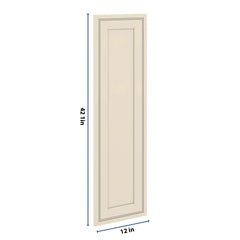 J&K Pearl Glazed H9 Dummy Insert Door Panel 12" W x 42" H
