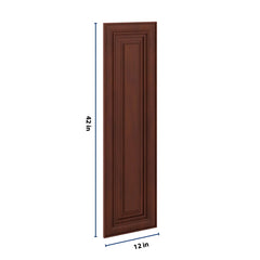 J&K Mahogany J5 Dummy Insert Door Panel 12" W x 42" H