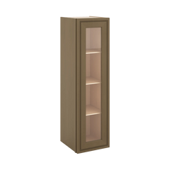 J&K Hazel H8 Wall Glass Cabinet - 12" W x 42" H (No Glass Insert)