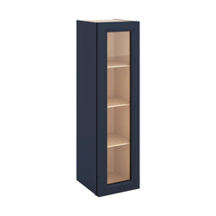 J&K Naval B7 Wall Glass Cabinet - 12" W x 42" H (No Glass Insert)