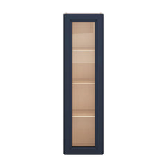 J&K Naval B7 Wall Glass Cabinet - 12" W x 42" H (No Glass Insert)