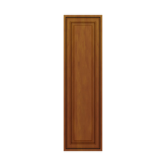 J&K Mocha Glazed K10 Dummy Insert Door Panel 12" W x 42" H