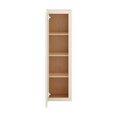 J&K Pearl Glazed H9 Wall Glass Cabinet - 12" W x 42" H (No Glass Insert)