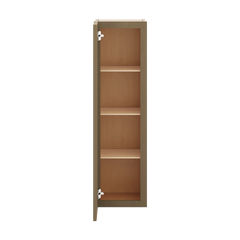 J&K Hazel H8 Wall Glass Cabinet - 12" W x 42" H (No Glass Insert)