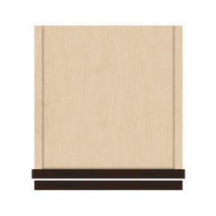 J&K Java Coffee S1 Wall Glass Cabinet - 12" W x 42" H (No Glass Insert)