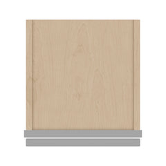 J&K Castle Grey S5 Wall Glass Cabinet - 12" W x 42" H (No Glass Insert)