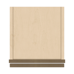J&K Hazel H8 Wall Glass Cabinet - 12" W x 42" H (No Glass Insert)
