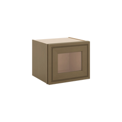 J&K Hazel H8 Wall Glass Cabinet - 15" W x 12" H (No Glass Insert)