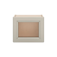J&K Pebble B6 Wall Glass Cabinet - 15" W x 12" H (No Glass Insert)