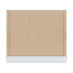 J&K White Shaker S8 Wall Glass Cabinet - 15" W x 12" H (No Glass Insert)