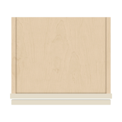 J&K Pearl Glazed H9 Wall Glass Cabinet - 15" W x 12" H (No Glass Insert)