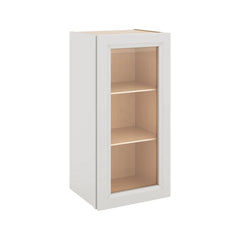 J&K Pure B5 Wall Glass Cabinet - 15" W x 30" H (No Glass Insert)