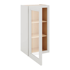 J&K Pure B5 Wall Glass Cabinet - 15" W x 30" H (No Glass Insert)