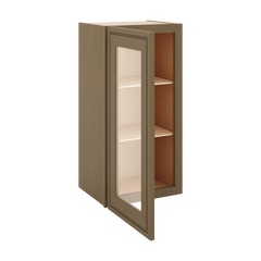 J&K Hazel H8 Wall Glass Cabinet - 15" W x 30" H (No Glass Insert)