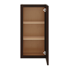 J&K Java Coffee S1 Wall Glass Cabinet - 15" W x 30" H (No Glass Insert)