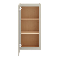 J&K Pebble B6 Wall Glass Cabinet - 15" W x 30" H (No Glass Insert)