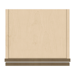 J&K Hazel H8 Wall Glass Cabinet - 15" W x 30" H (No Glass Insert)