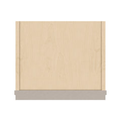 J&K Pebble B6 Wall Glass Cabinet - 15" W x 30" H (No Glass Insert)