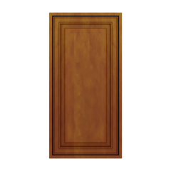 J&K Mocha Glazed K10 Dummy Insert Door Panel 15" W x 30" H