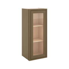 J&K Hazel H8 Wall Glass Cabinet - 15" W x 36" H (No Glass Insert)