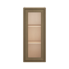 J&K Hazel H8 Wall Glass Cabinet - 15" W x 36" H (No Glass Insert)
