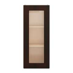 J&K Java Coffee S1 Wall Glass Cabinet - 15" W x 36" H (No Glass Insert)