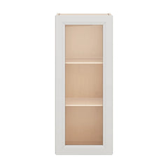 J&K Pure B5 Wall Glass Cabinet - 15" W x 36" H (No Glass Insert)