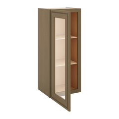 J&K Hazel H8 Wall Glass Cabinet - 15" W x 36" H (No Glass Insert)