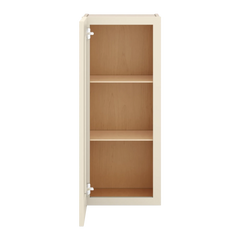 J&K Pearl Glazed H9 Wall Glass Cabinet - 15" W x 36" H (No Glass Insert)