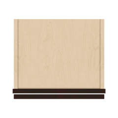 J&K Java Coffee S1 Wall Glass Cabinet - 15" W x 36" H (No Glass Insert)