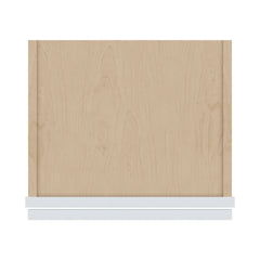J&K White Shaker S8 Wall Glass Cabinet - 15" W x 36" H (No Glass Insert)