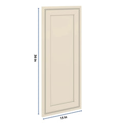 J&K Pearl Glazed H9 Dummy Insert Door Panel 15" W x 36" H