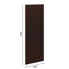 J&K Java Coffee S1 Dummy Insert Door Panel 15" W x 42" H