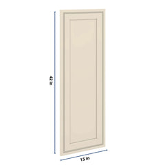 J&K Pearl Glazed H9 Dummy Insert Door Panel 15" W x 42" H