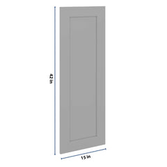 J&K Castle Grey S5 Dummy Insert Door Panel 15" W x 42" H