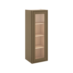 J&K Hazel H8 Wall Glass Cabinet - 15" W x 42" H (No Glass Insert)