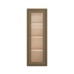 J&K Hazel H8 Wall Glass Cabinet - 15" W x 42" H (No Glass Insert)