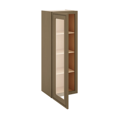 J&K Hazel H8 Wall Glass Cabinet - 15" W x 42" H (No Glass Insert)