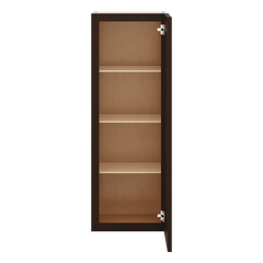 J&K Java Coffee S1 Wall Glass Cabinet - 15" W x 42" H (No Glass Insert)