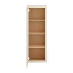 J&K Pearl Glazed H9 Wall Glass Cabinet - 15" W x 42" H (No Glass Insert)